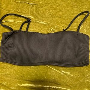 small black hollister bikini top